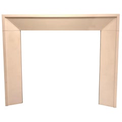 Modern Limestone Frame Mantelpiece