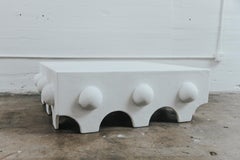 Modern "Linda Coffee Table" by Brent Warr Wood White Custom Colors