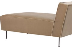 Chaise Longue Línea Moderna, Negro Semi Mate