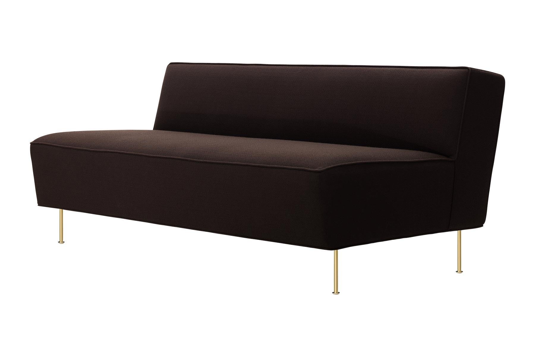 Danish Modern Line Sofa, Fully Upholstered, Small For Sale