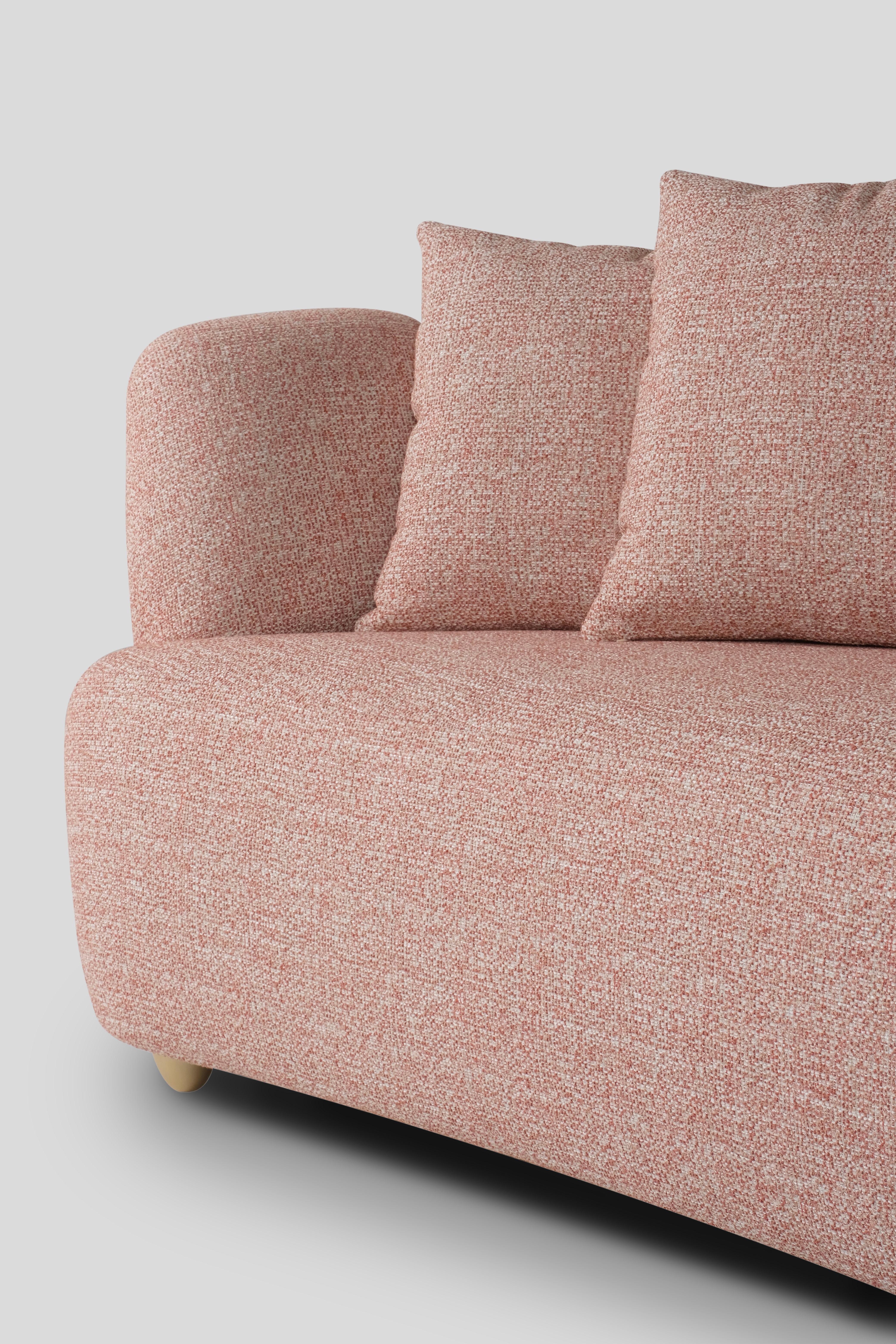 Modernes Lisboa Sofa aus Terrakotta-Jacquard-Stoff, handgefertigt in Portugal von Greenapple im Angebot 2