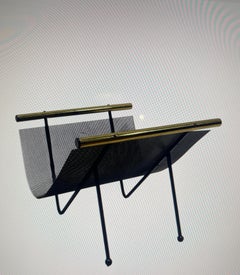 Modern Log Holder or Magazine Holder By Gene Tepper, 1950s