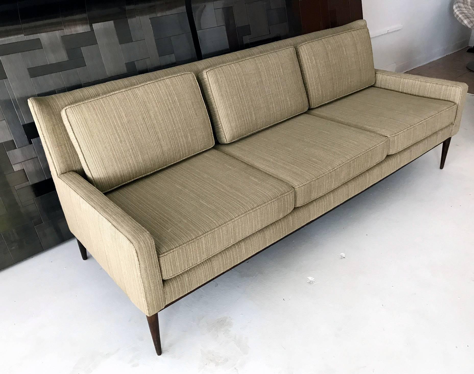 Modern Long Sofa by Paul McCobb In Good Condition In Atlanta, GA