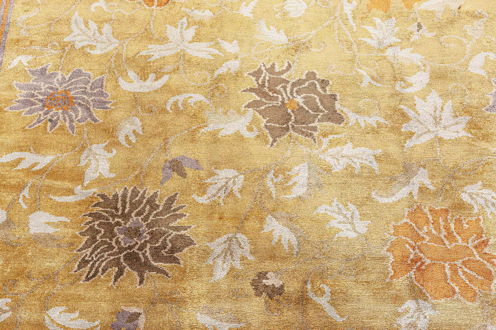 Annodato a mano Tappeto in seta By Design Modern/One di Doris Leslie Blau in vendita
