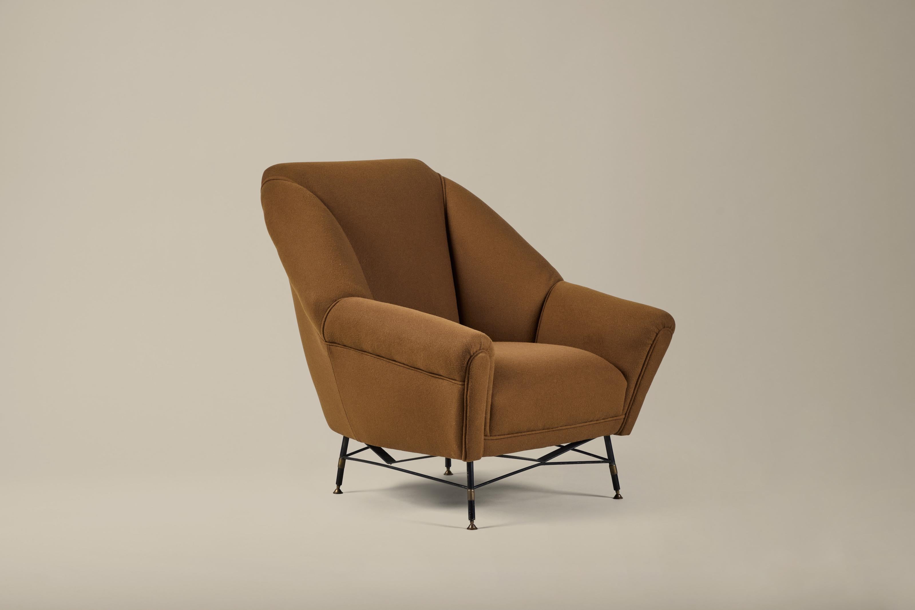 20th Century Modern Lounge Chair and Ottoman