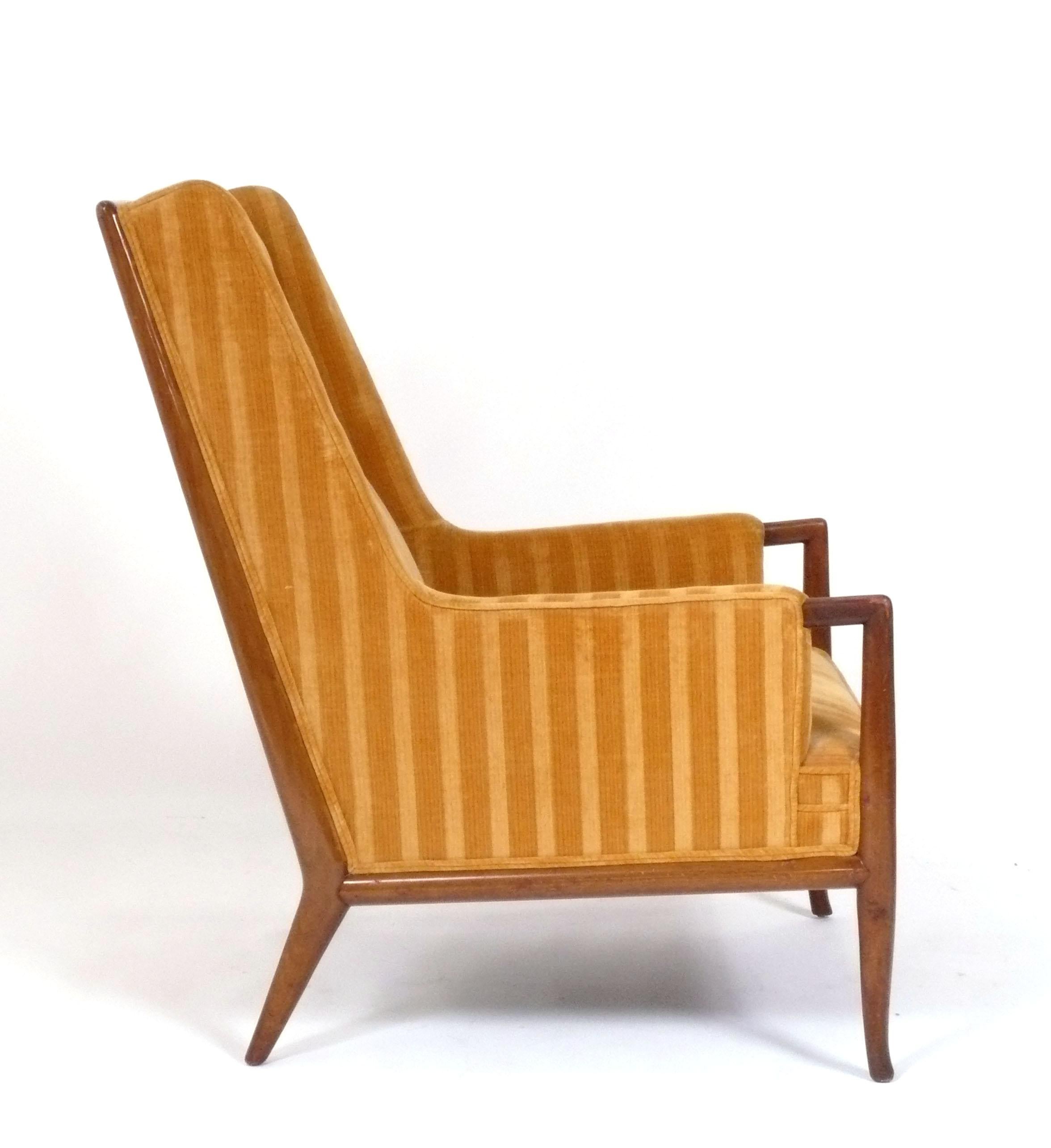 Moderner Loungesessel von T.H. Robsjohn Gibbings (Moderne der Mitte des Jahrhunderts) im Angebot