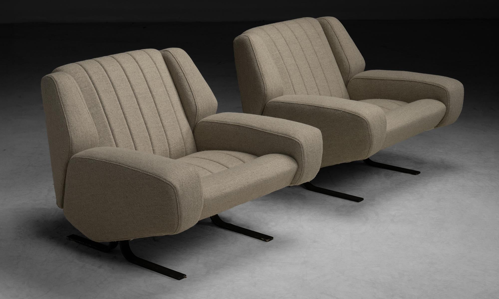 Late 20th Century Modern Lounge Chairs, Italy 1970 For Sale