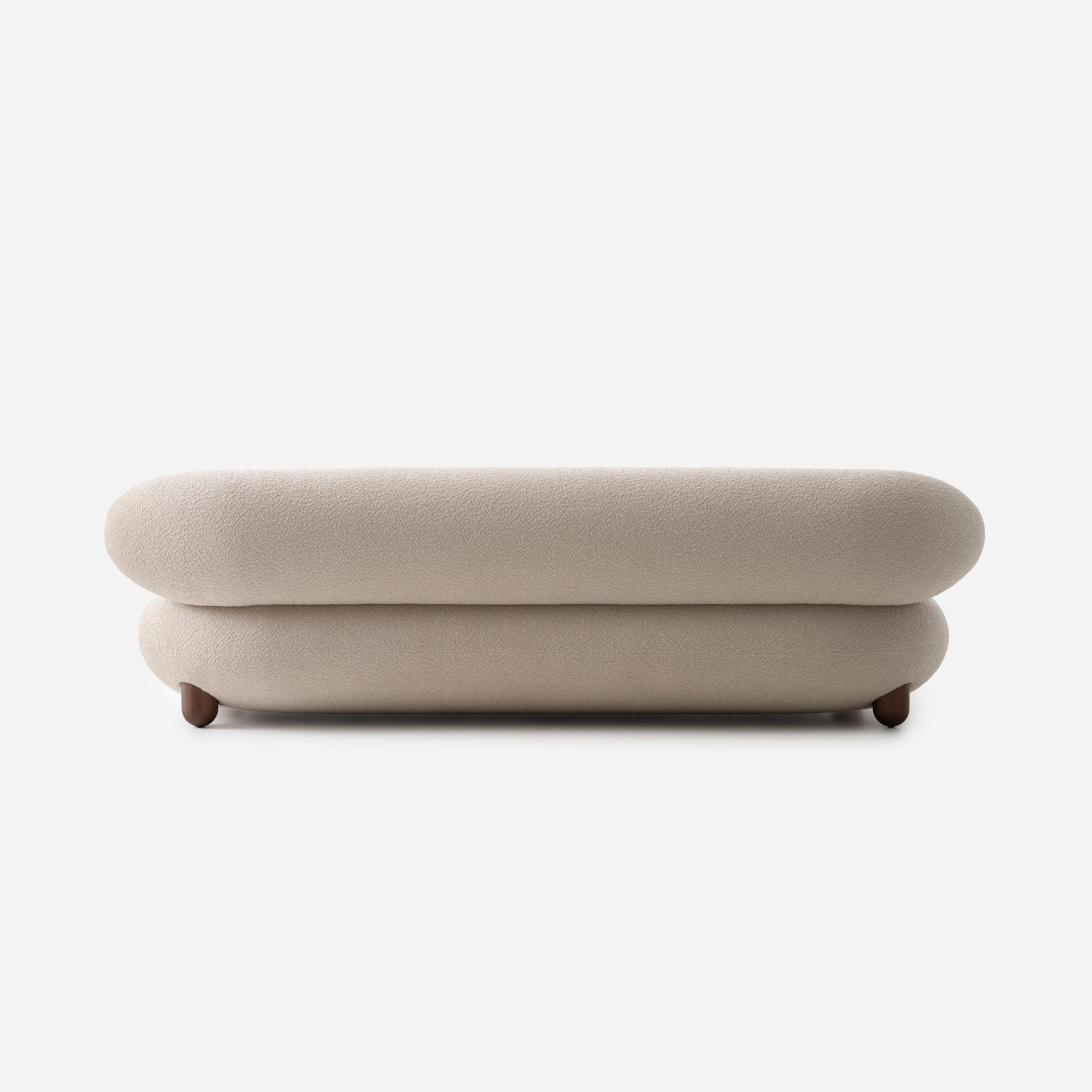 Sofá moderno Lounge Flock en tejido Boucle Ancho 240 cm by NOOM en venta 7