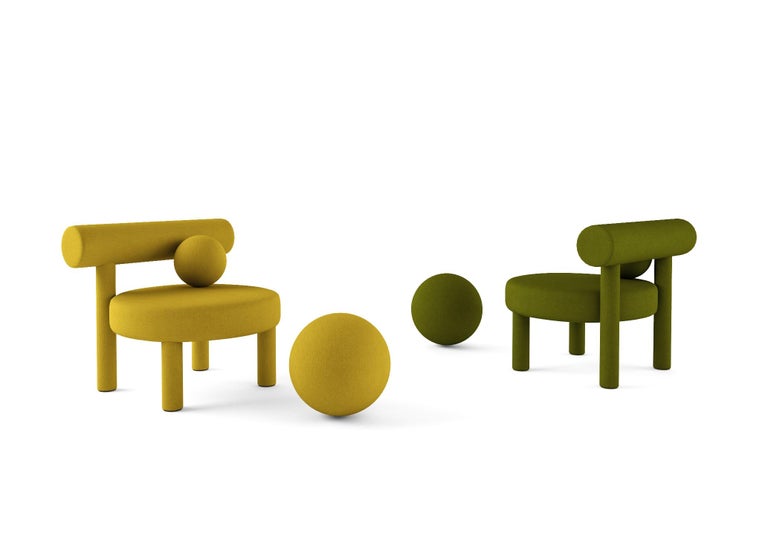 Modern Low Chair Gropius CS1 With Ottoman by NOOM For Sale at 1stdibs