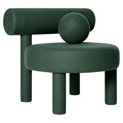 Modern Low Chair 'Gropius CS1' by Noom, Dark Green