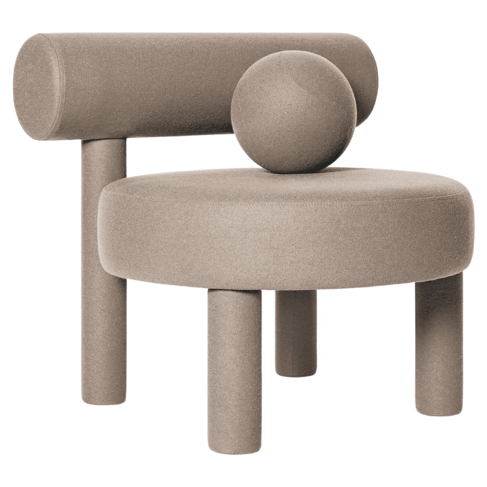 Modern Low Chair 'Gropius CS1' by NOOM, Gray