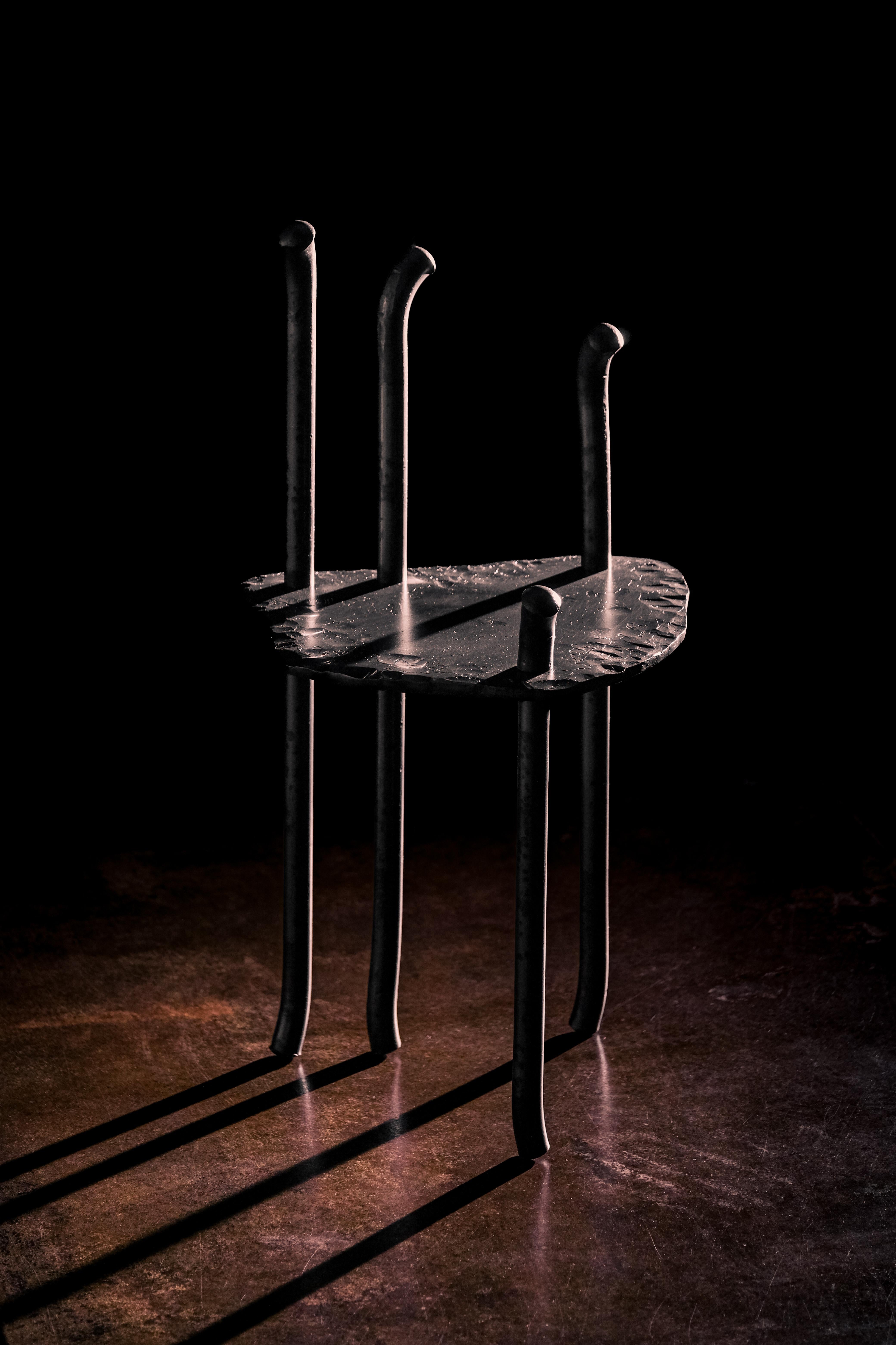 Modern Low Stool/Side Table (CORDYCEPS)

Forged hot rolled steel

Dimensions: 12” L x 12” W x 22” H 
Weight: 20lbs 

1 of 1
 