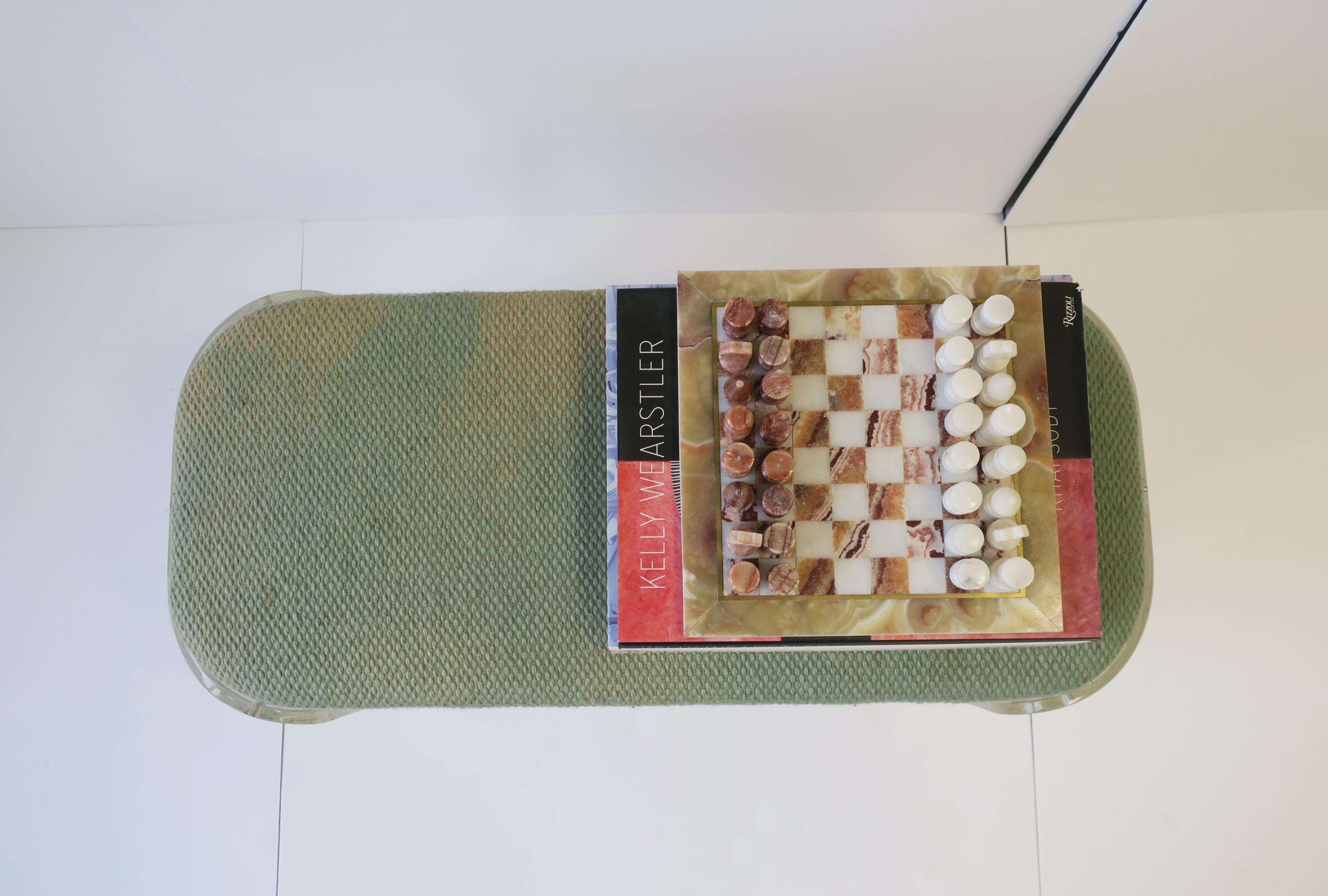 Modern Lucite Bench 7