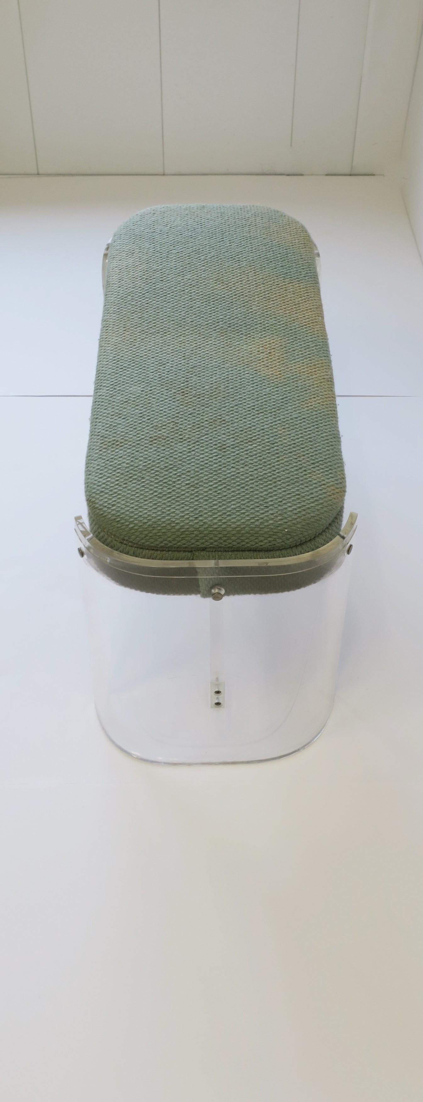 Modern Lucite Bench 8