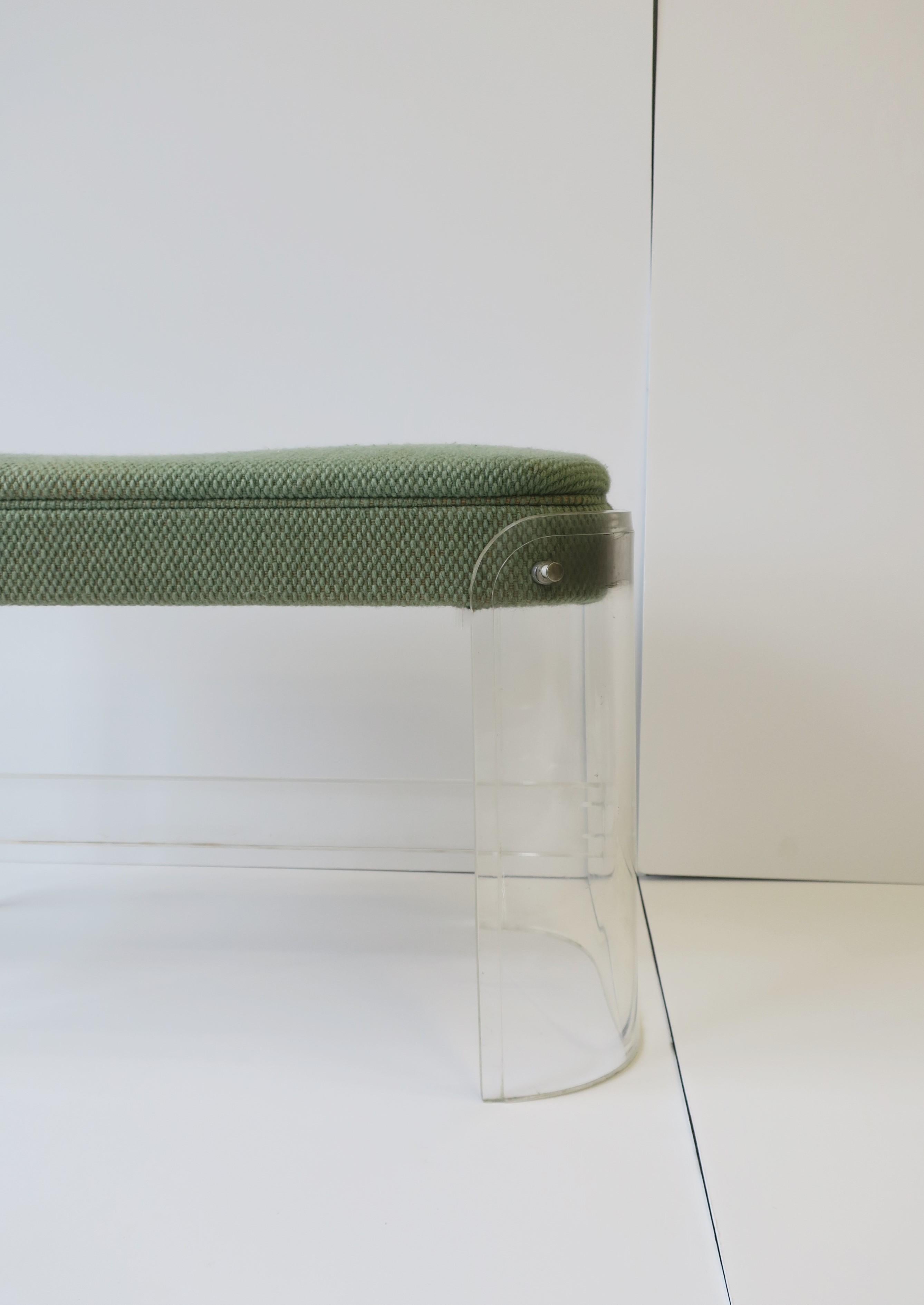 Modern Lucite Bench 9