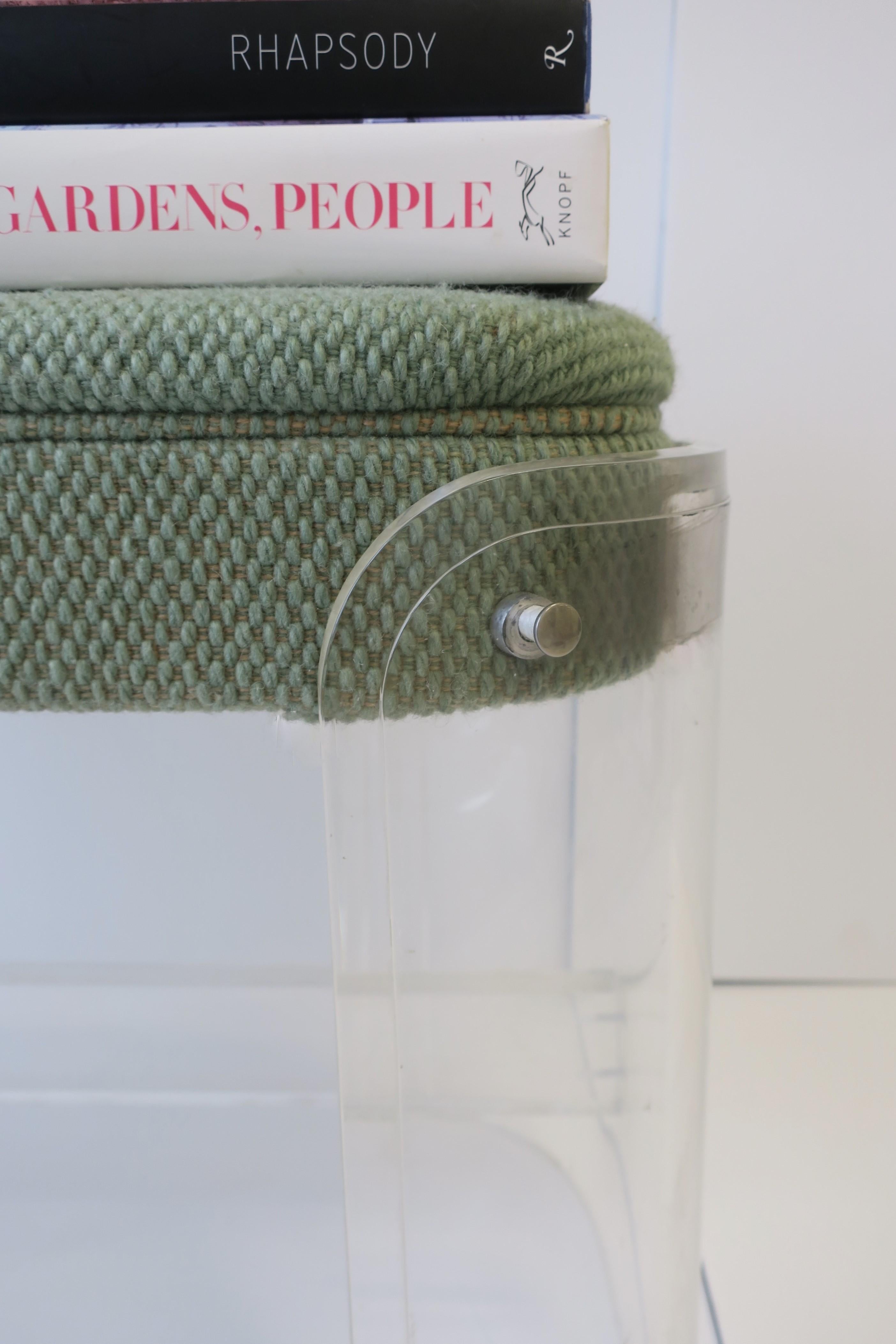 Modern Lucite Bench 10