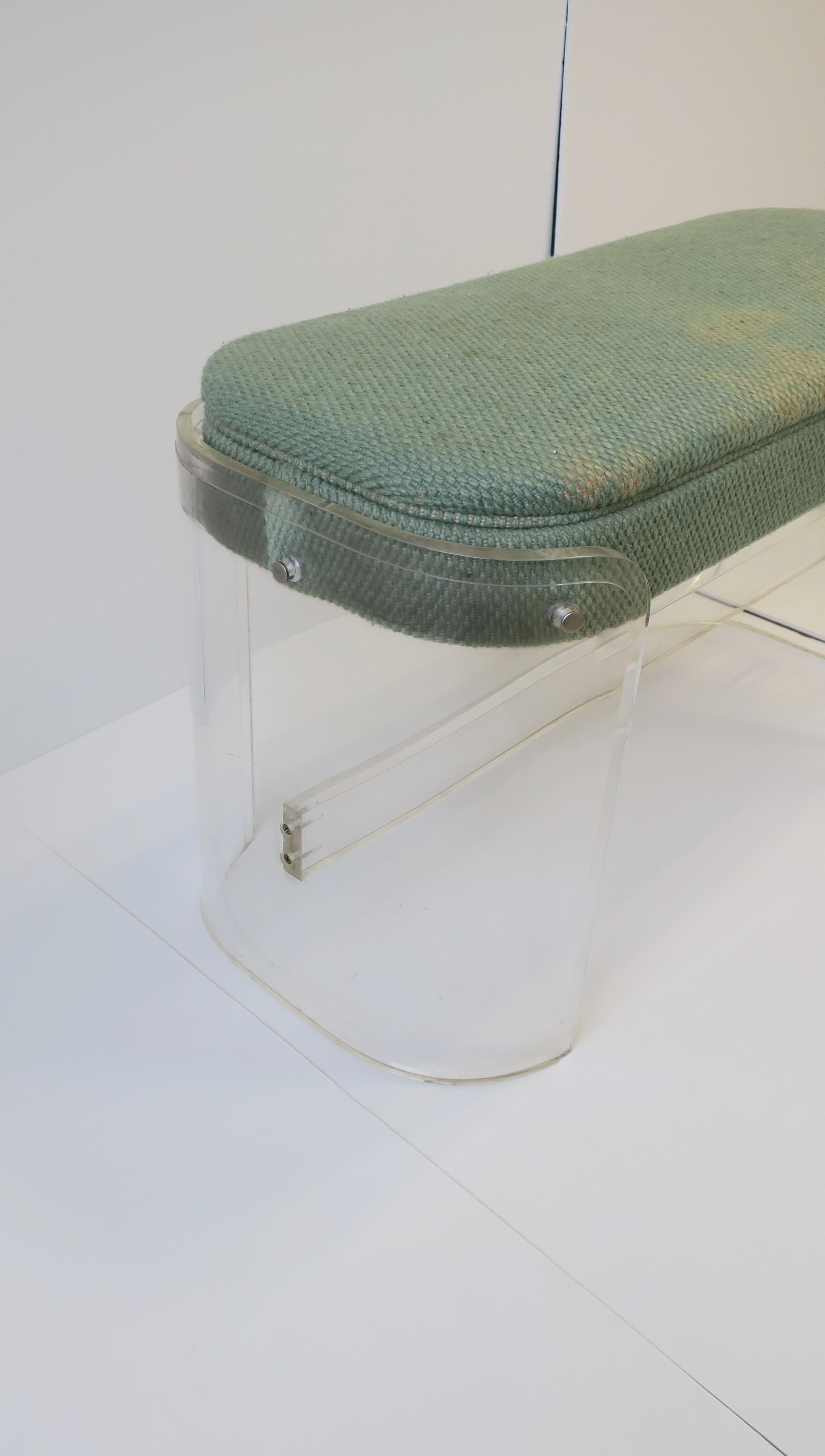 Modern Lucite Bench 11