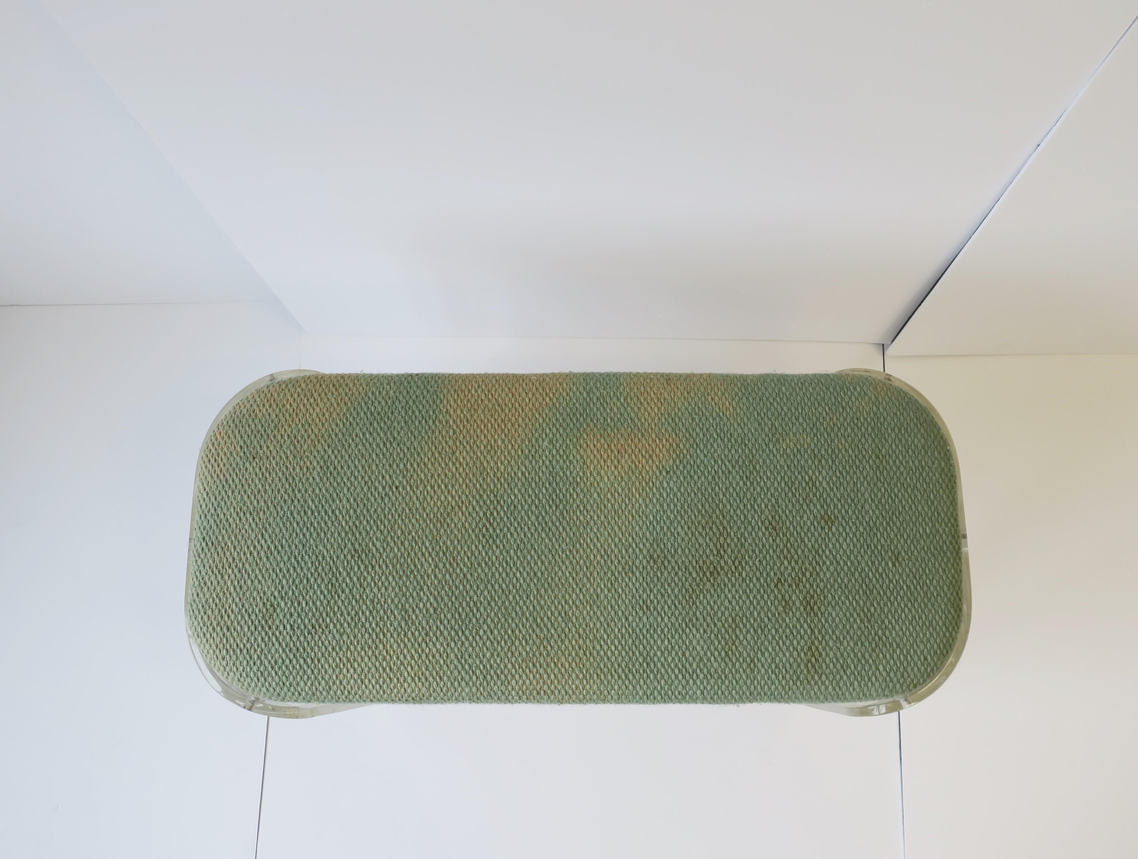 Modern Lucite Bench 12