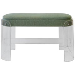 Retro Modern Lucite Bench