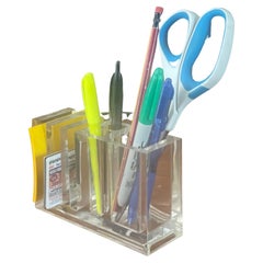 Modern Lucite Desk Organizer by Guzzini