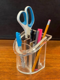 Organizador de escritorio moderno de Lucite by Guzzini