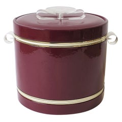 Barware Lucite Ice Bucket or Wine Cooler, ca. 1970s