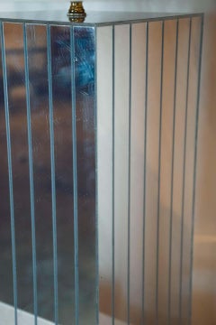 Modern Lucite Mirror Lamp