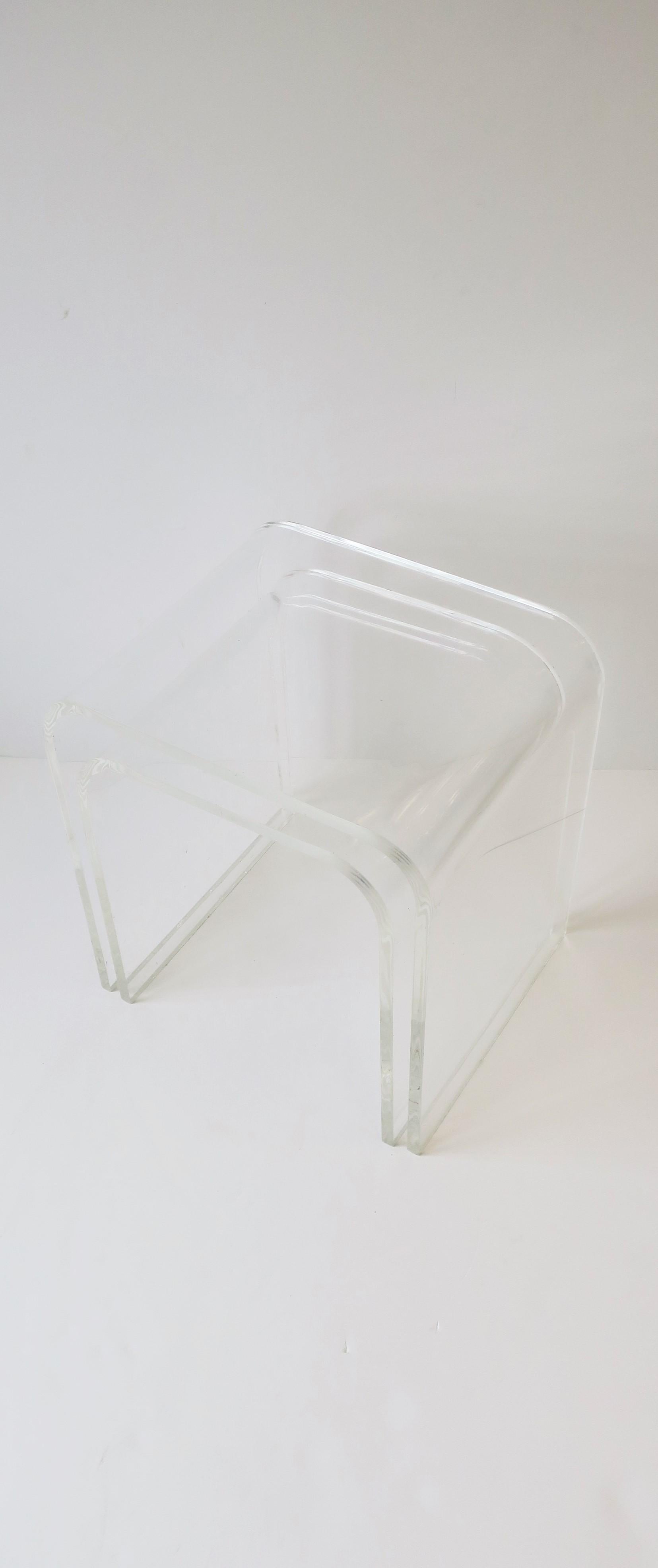 lucite nesting tables