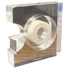 Modern Lucite Tape Dispenser by Two's Company, Design Study Collection MoMA