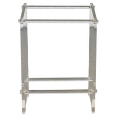 Modern Lucite Towel Rack