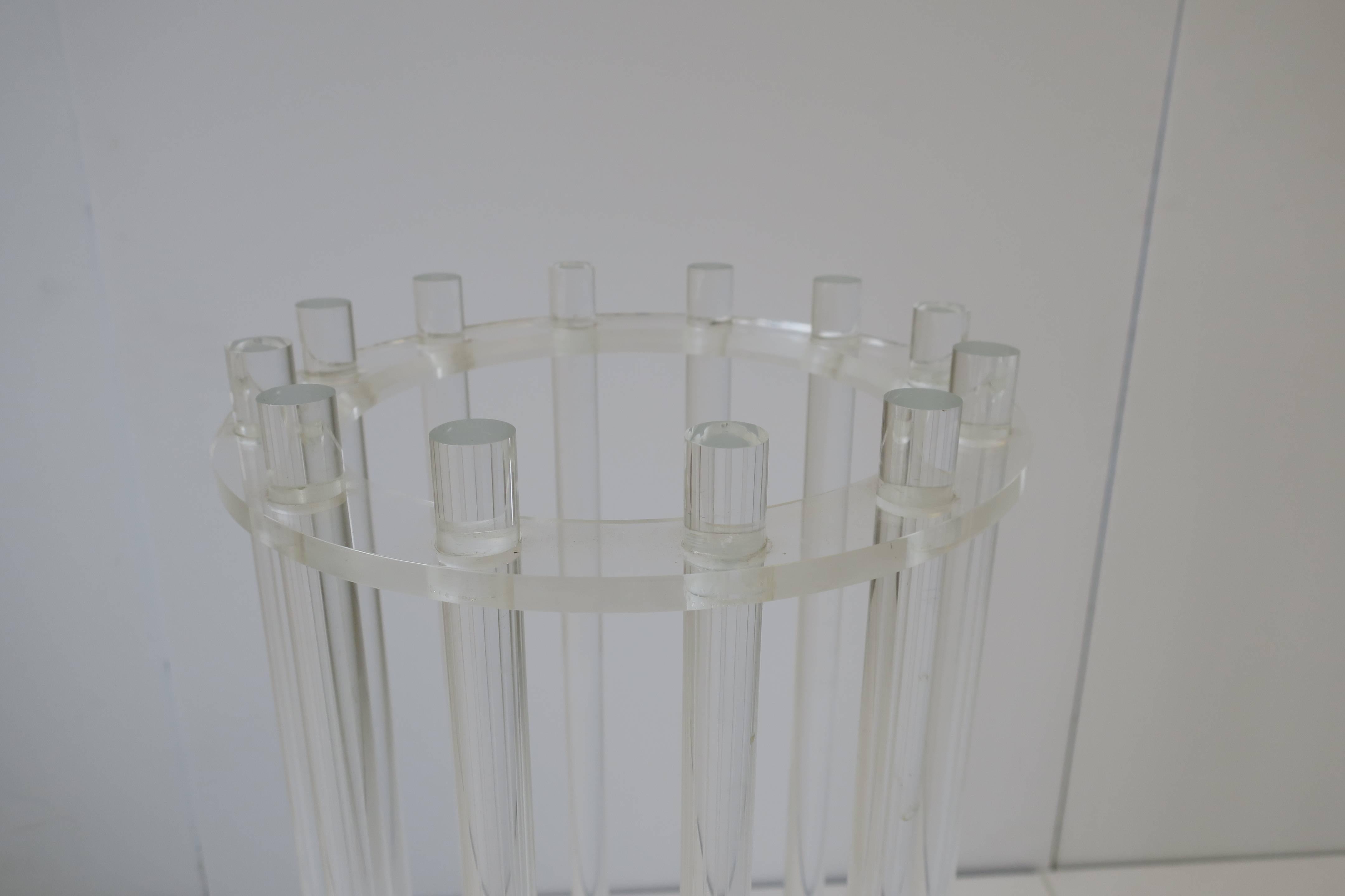 Lucite Umbrella Holder Stand 12