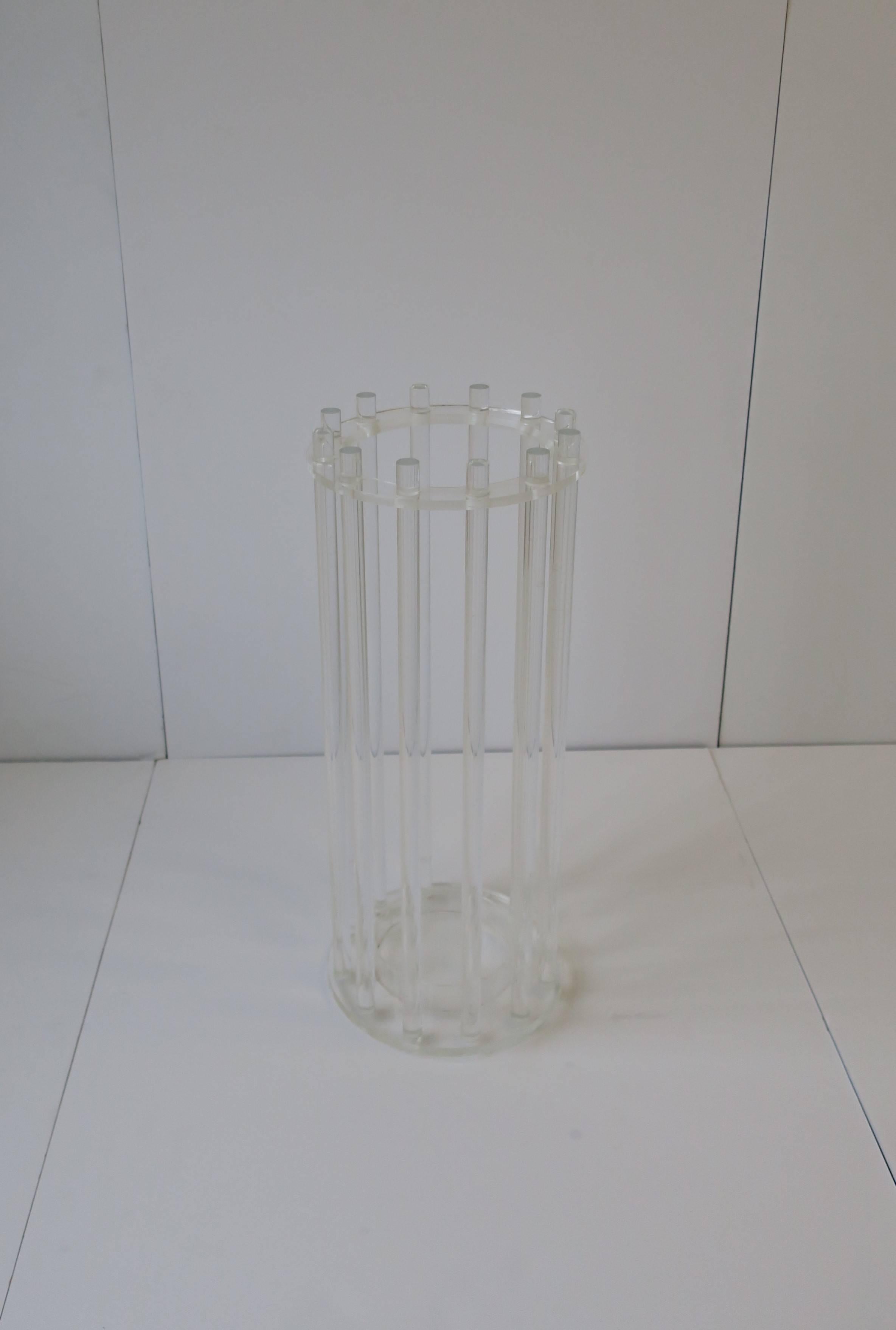 Lucite Umbrella Holder Stand 3