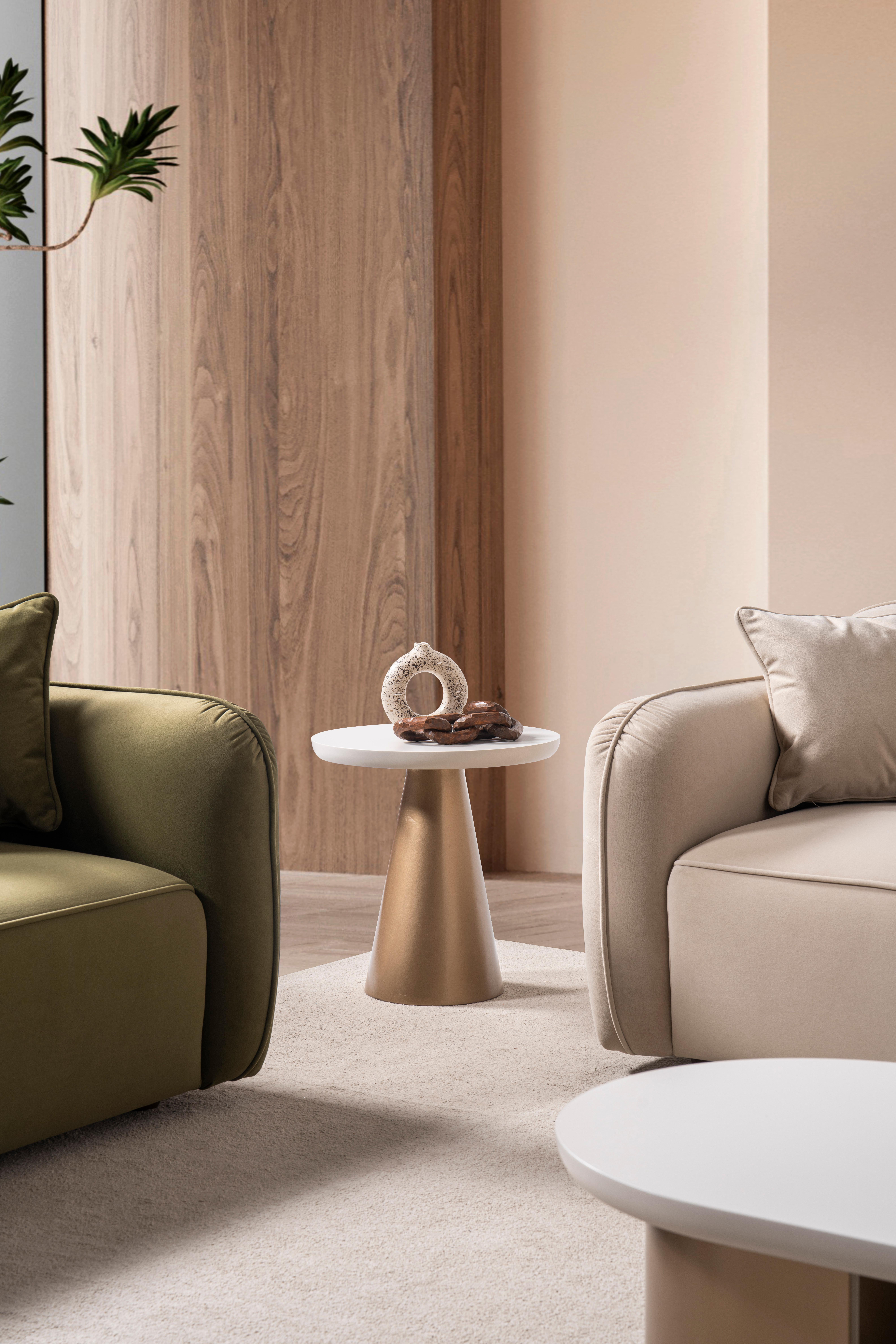 Modern Luna Sofa Set ( 2 Three-Seaters 2 Armchairs) For Sale 9