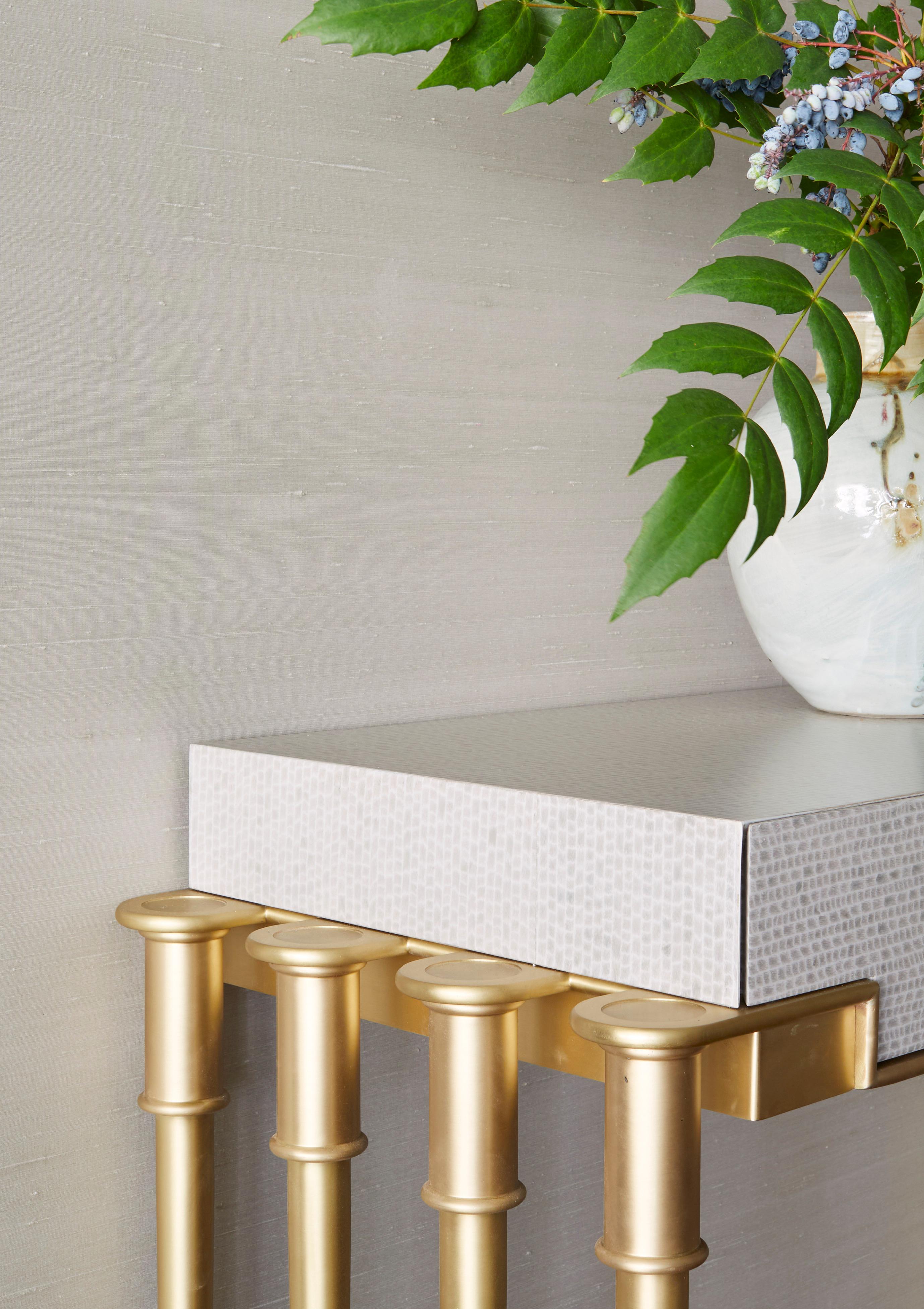 XXIe siècle et contemporain Table console de décoration de luxe Clavis Modern Luxury avec tiroir et torsion Art Déco en vente