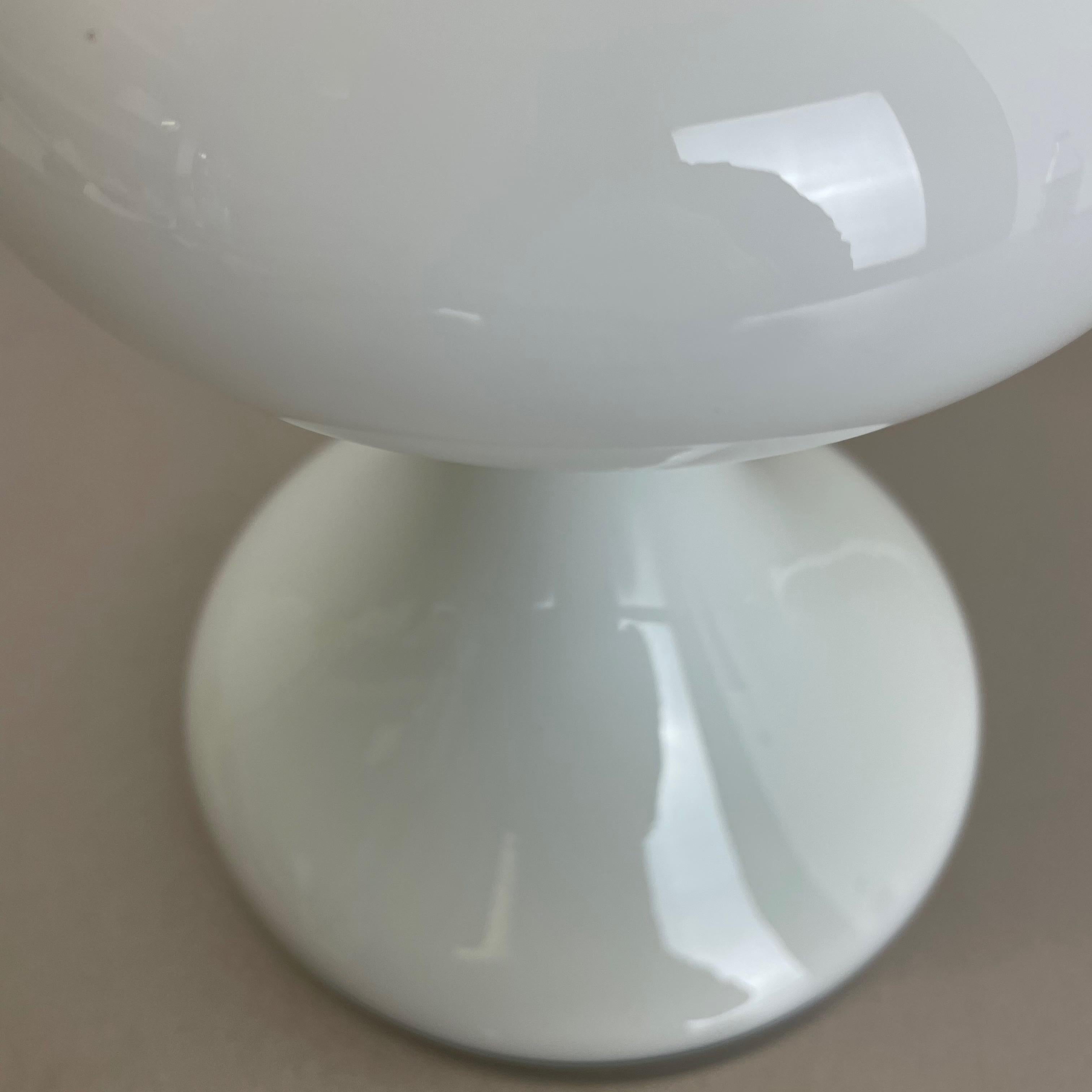 Modern M- Design White Glass Table Light Base Ml 1 by Ingo Mauer, Germany, 1960s For Sale 7