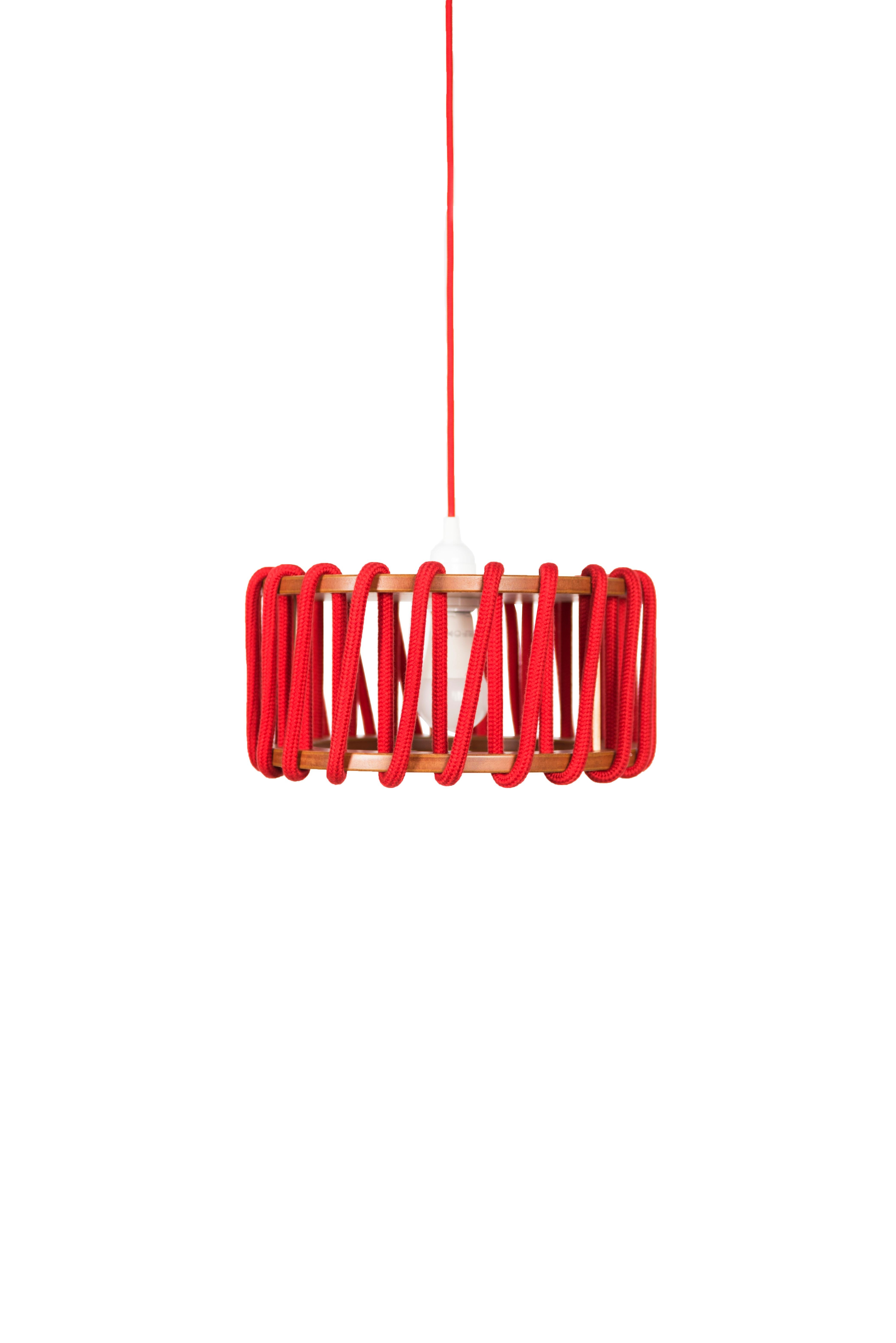 Plastic Modern Macaron Hanging Lamp D30 For Sale