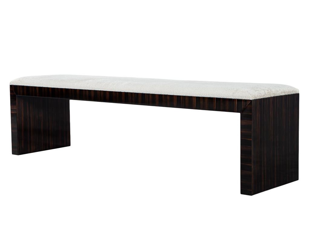 Banc moderne en macassar par Carrocel en vente 5