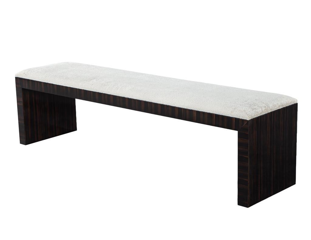 XXIe siècle et contemporain Banc moderne en macassar par Carrocel en vente