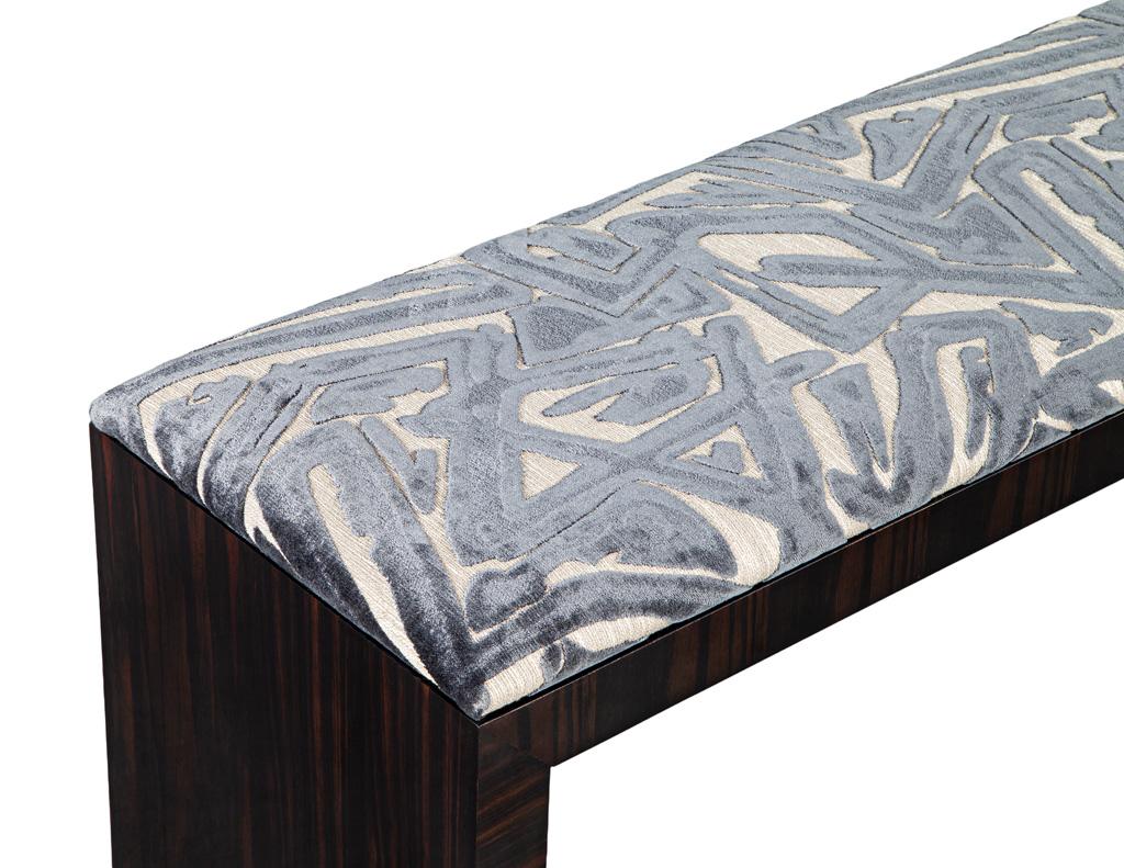Contemporary Modern Macassar Bench by Carrocel For Sale