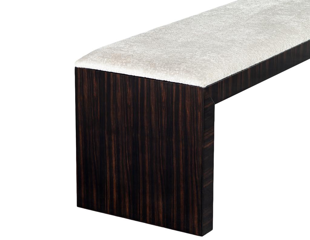 Banc moderne en macassar par Carrocel en vente 1