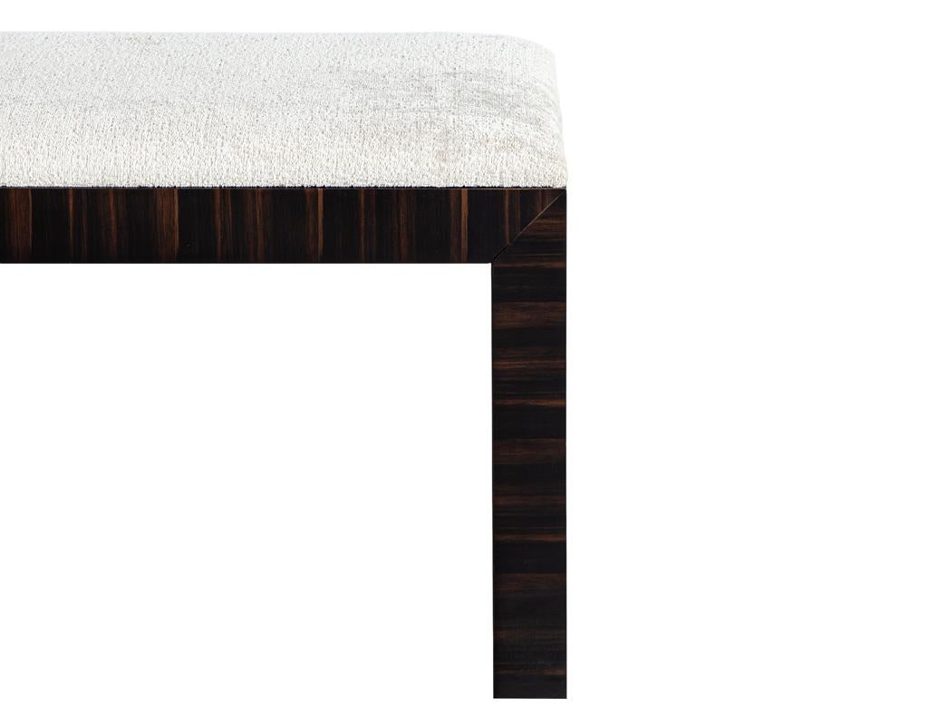 Banc moderne en macassar par Carrocel en vente 3