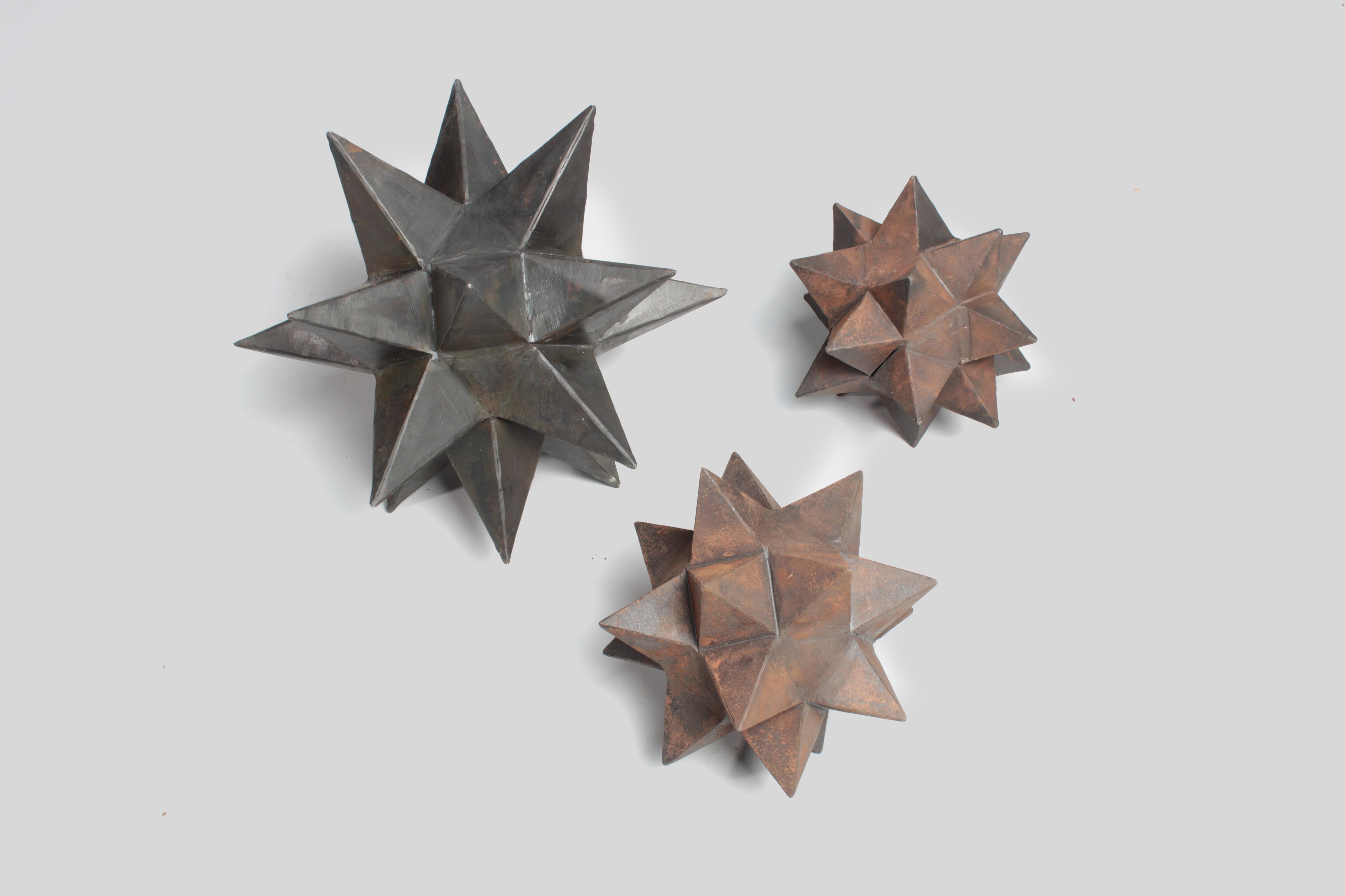 Modern Mad et Len Brutalist Handmade Metal Star In New Condition In Notting Hill, GB