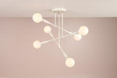 Moderne, auf Bestellung gefertigte Thia Trio-Leuchte in schwarzem Mohnblumenholz von Studio Dunn