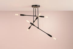 Modern Made to Order Thia Trio Light in Black Poppy by Studio Dunn