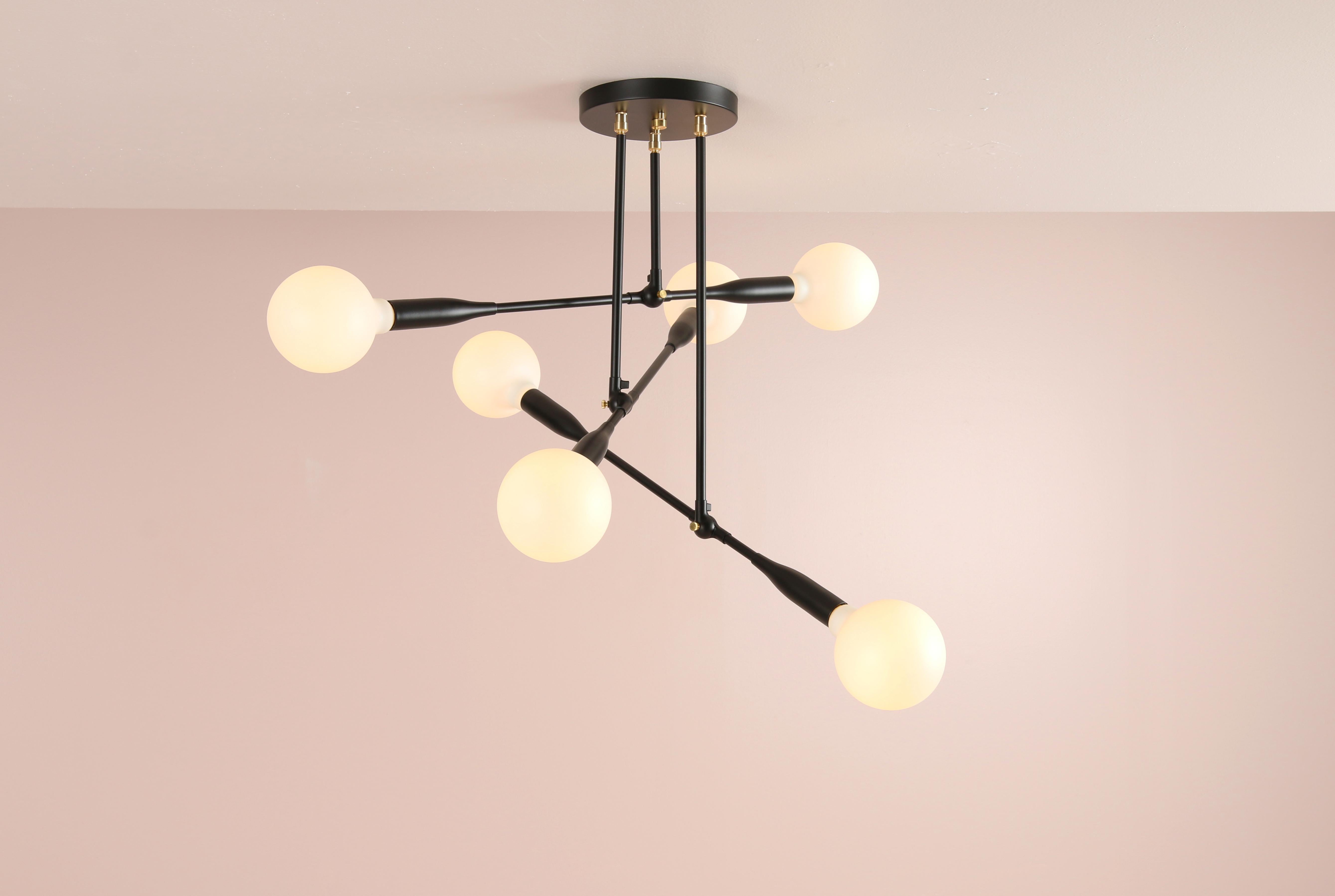 Mid-Century Modern Modern Made to Order Thia Trio Light by Studio Dunn For Sale