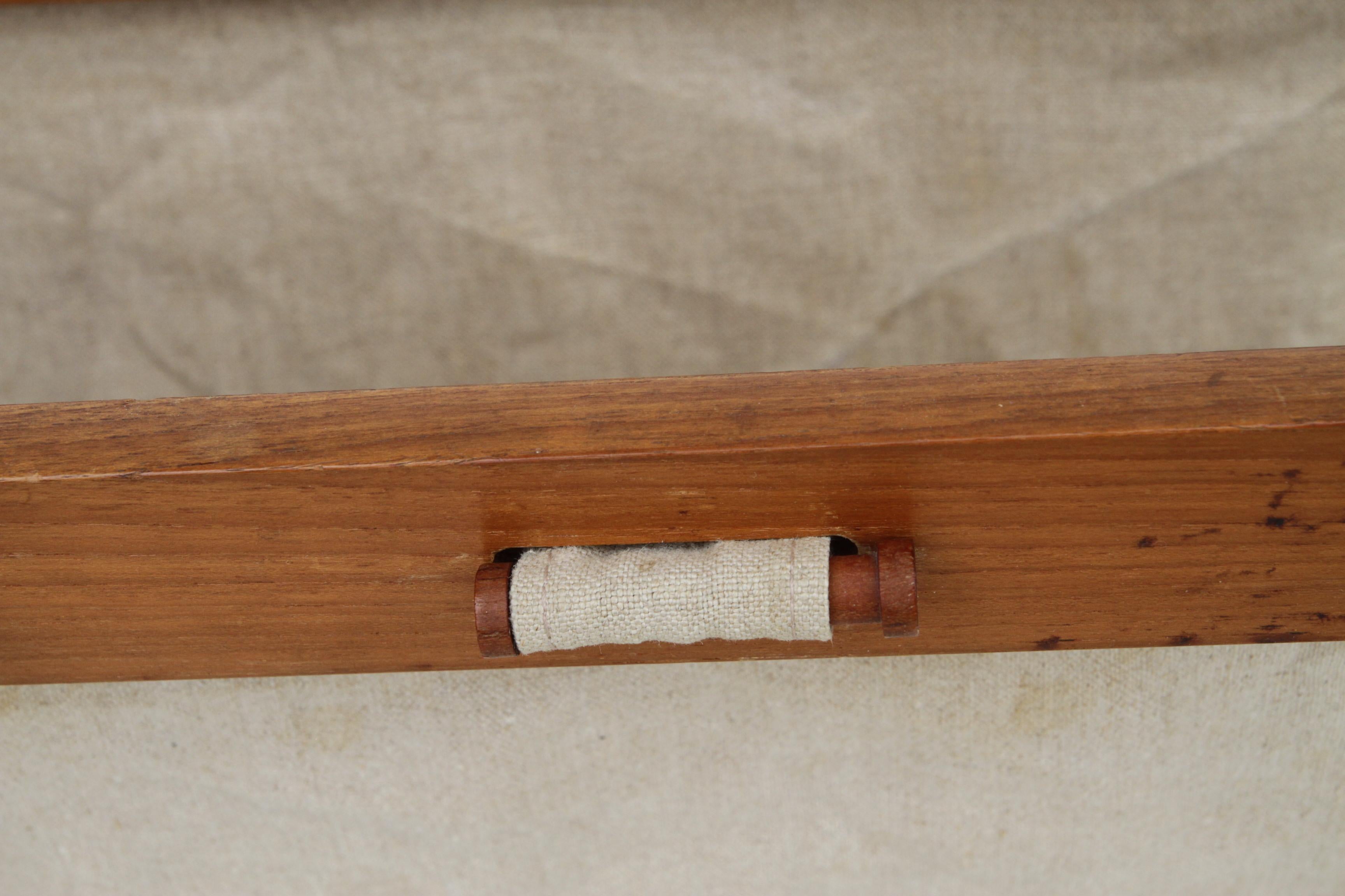 Bent Silberg Mobler Danish Modern Teak Sling Magazine Table/Rack For Sale 5