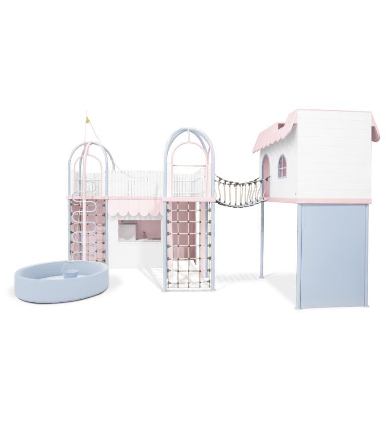 Magical Market Playroom is here to take the category of kids' playgrounds to another level. CIRCU designed a little town entirely made for kids, a place where imagination pops up and dreams become real. In this kid's playground, you have it all: a
