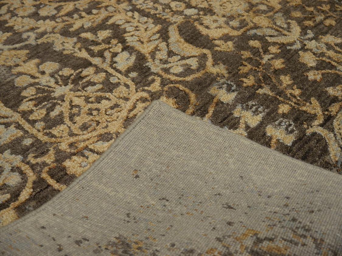 Moderner handgeknüpfter Teppich im Mahal- oder Täbris-Design aus der Djoharian-Kollektion im Angebot 6