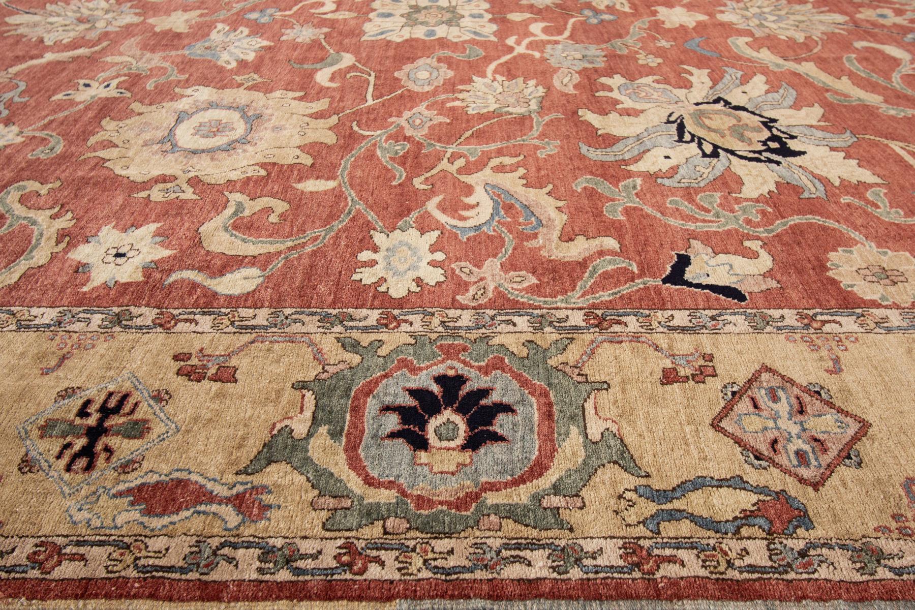 Contemporary Modern Mahal Style Rug For Sale