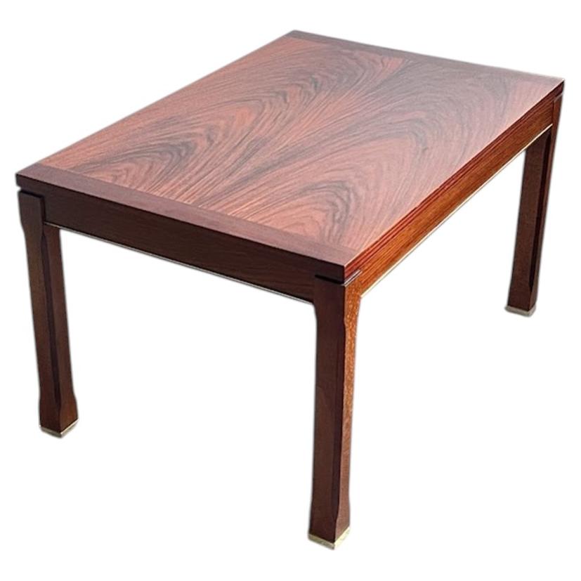 Table d'appoint moderne en acajou et palissandre du Brésil, Suède, vers les années 1960 CIRCA